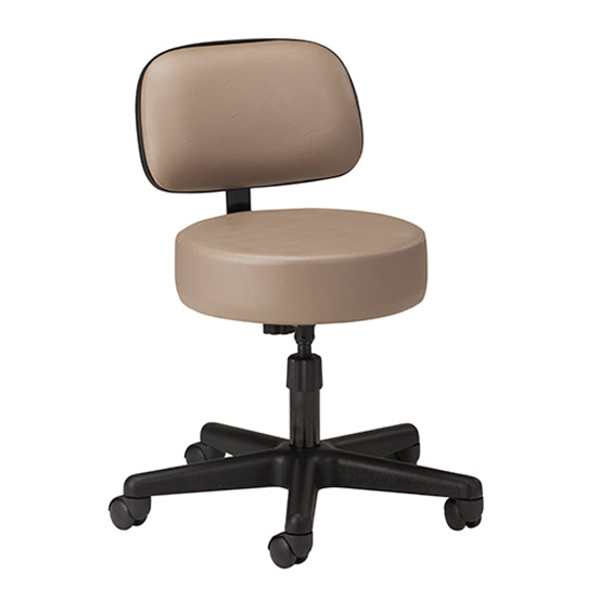 2130-21 5-Leg Spin Lift Stool with Backrest