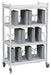 Economy Open Style Chart Racks (Wired Dividers)-Omnimed