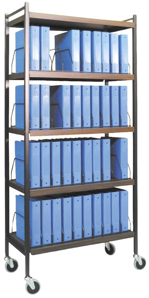 Economy Open Style Chart Racks (Wired Dividers)-Omnimed
