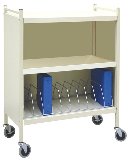 Economy Closed Style Chart Rack (Wired Dividers)-Omnimed