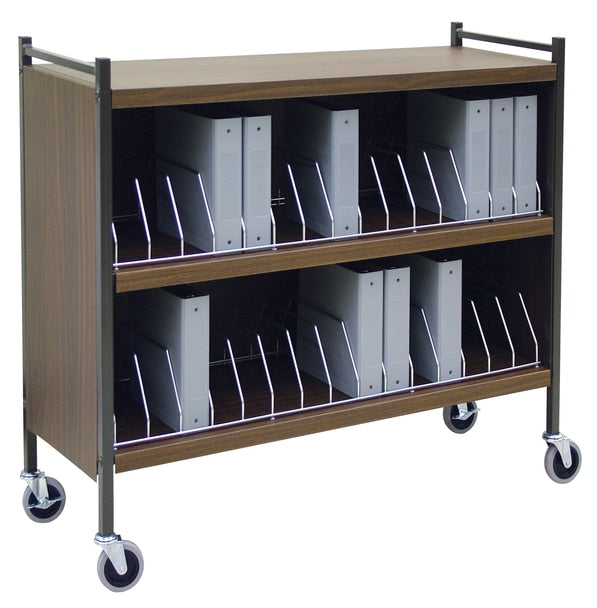 Extra Wide Cabinet Style Chart Rack (Wired Dividers)-Omnimed