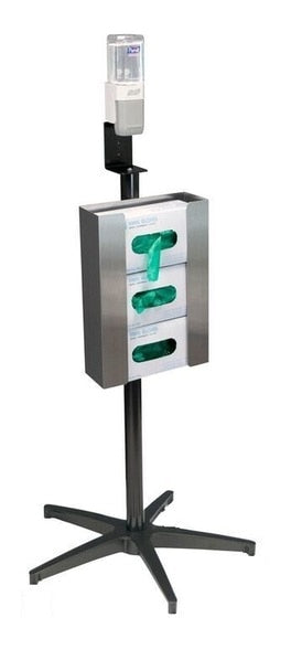 Mobile Glove & Hand Sanitizer Stand (350351) - Didage