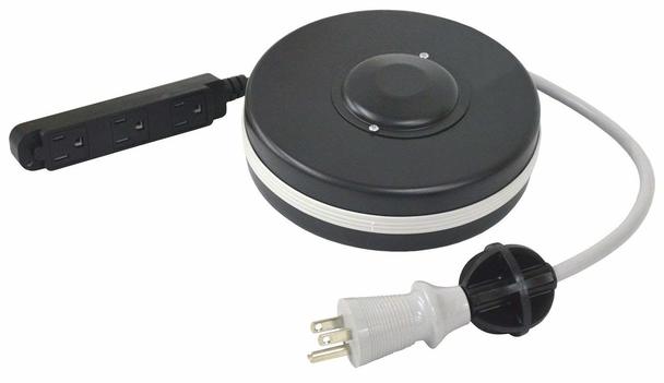 10' Cord Reel with 3 Power Outlets-Omnimed