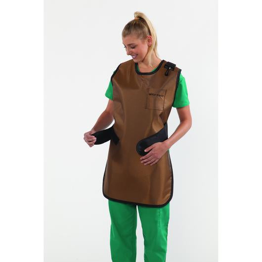 Easy Wrap Lead Free X-Ray Apron with Thyroid Collar-Wolf X-ray
