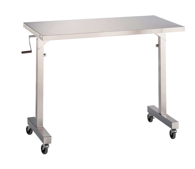 Blickman Adjustable Height Straddle Instrument Table-Blickman