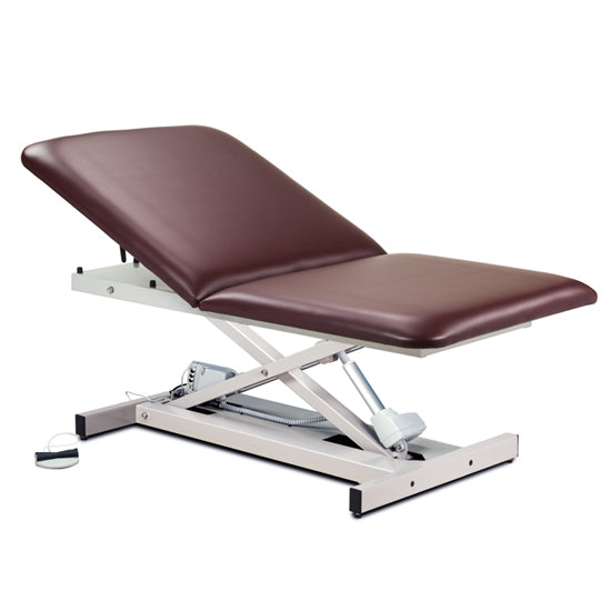 84200-34 (Bariatric) Open Base, Extra Wide, Bariatric, Power Table with Adjustable Backrest