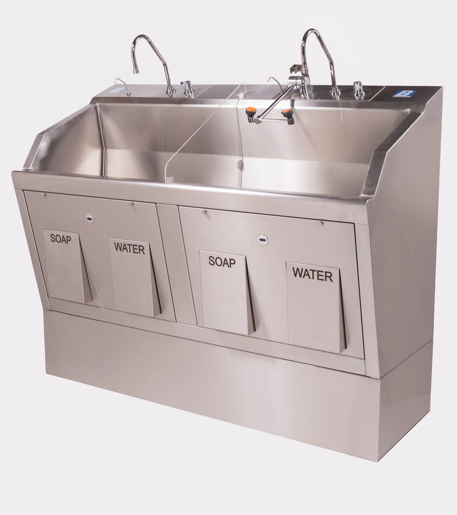 プランテーション☆未着用☆21SS☆インディゴプリーツSK☆サイズ2☆手洗い可 Lodi Wall Mounted Scrub Sink - 9882SSW