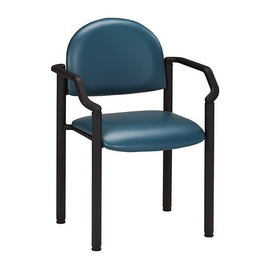 C-50B Black Frame Chair with Arms