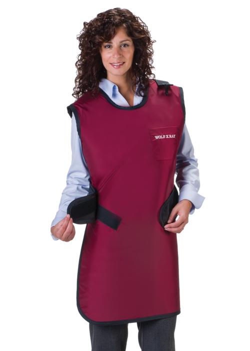 Easy Wrap Lead Free X-Ray Apron with Thyroid Collar-Wolf X-ray