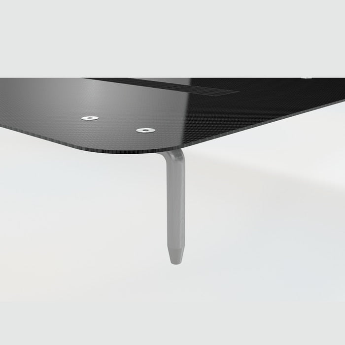 HT-2300 CARBON FIBER Surgical Operating Surface w/Round bar mounting