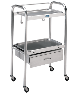P-1100-SS Anesthetist Table with Drawer