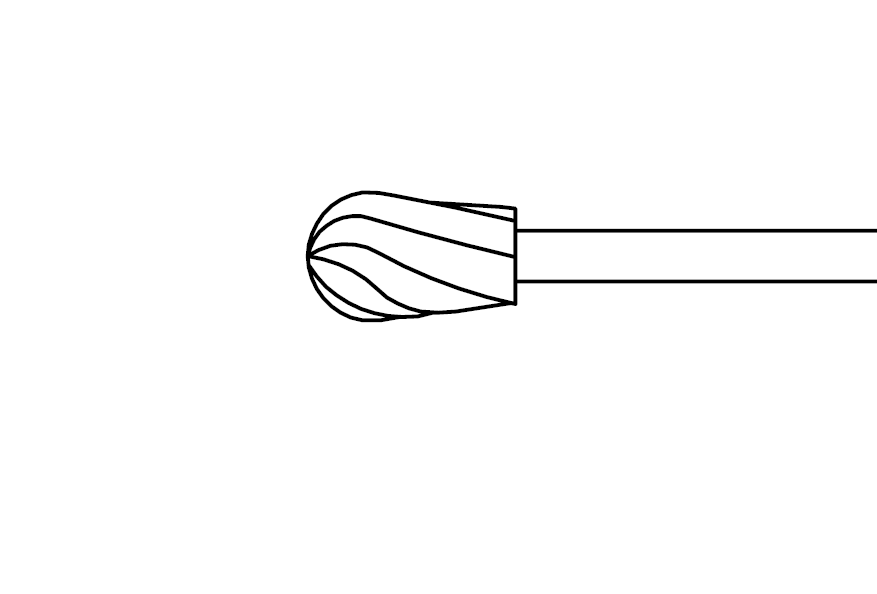 Signature Series Surgical Stainless Steel Pear Cutting Burs