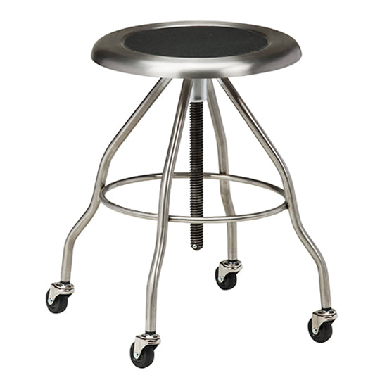 SS-2162 *Stainless Steel Stool with Casters