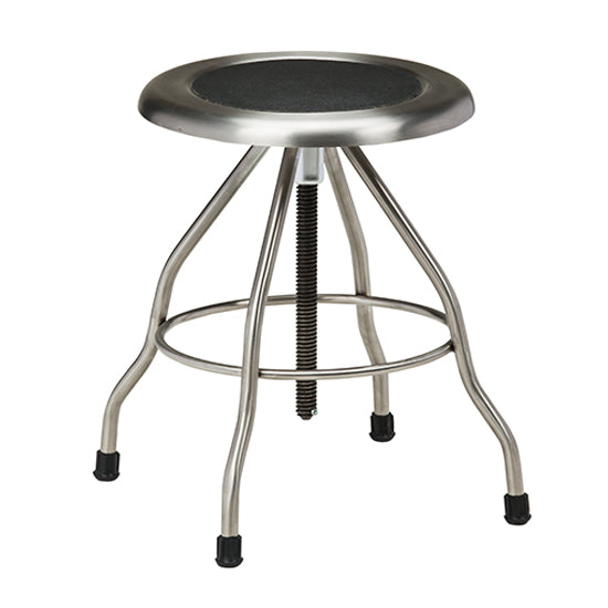 SS-2169 *Stainless Steel Stool with Rubber Feet