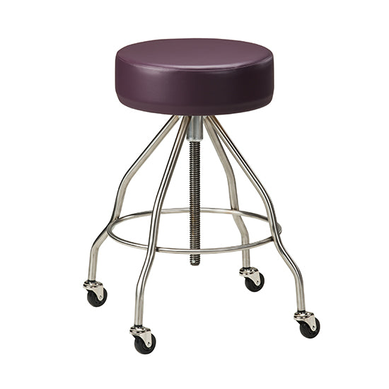 SS-2172 *Stainless Steel Stool with Casters