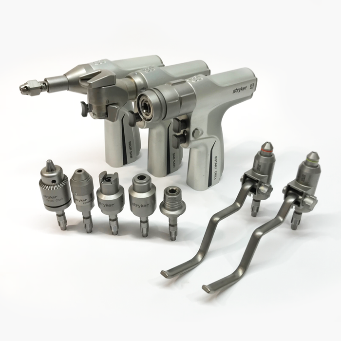 Stryker System 8 Surgical Power Tool Set top View