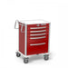 5-Drawer Medium Emergency Cart (UMRLA-33369-RED)-Waterloo Healthcare