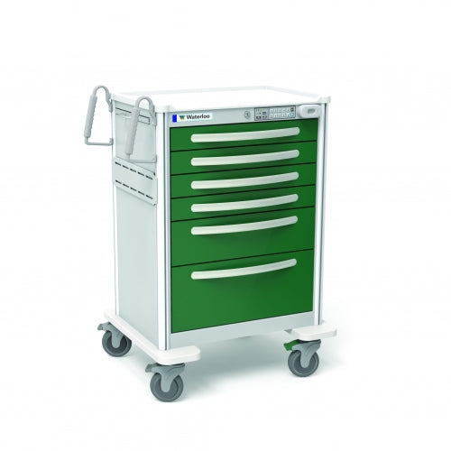 6-Drawer Tall Anesthesia Cart (UTGPA-333369-FWG)-Waterloo Healthcare