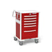 6-Drawer Tall Emergency Cart (UTRLA-333369-RED)-Waterloo Healthcare