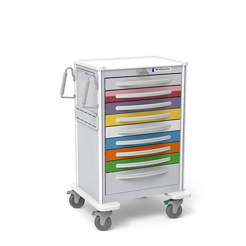 9-Drawer X-Tall PEDIATRIC Cart (UXGLA-9PEDS)-Waterloo Healthcare
