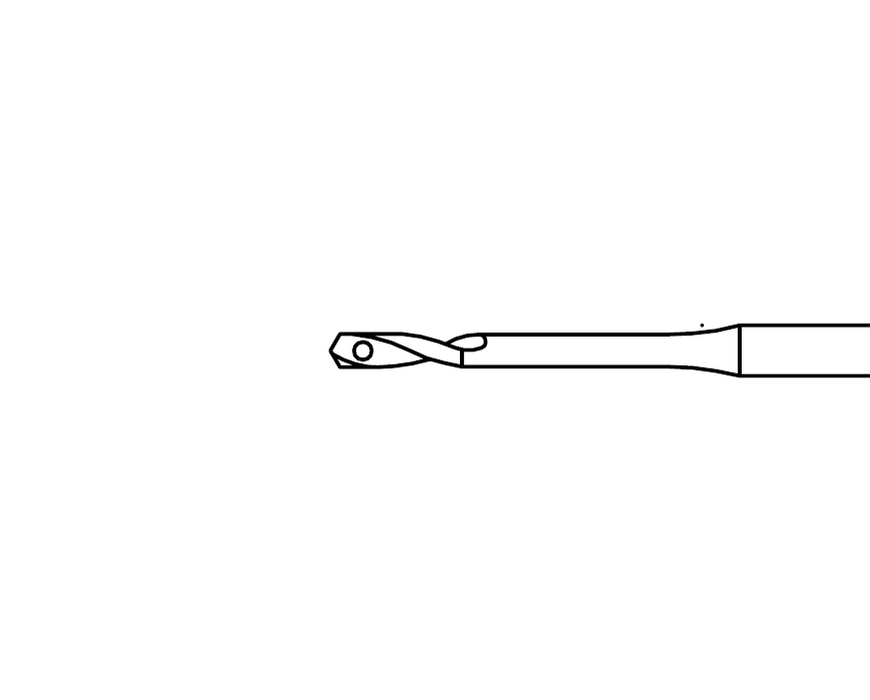 Fluted Surgical Wire Pass Bur