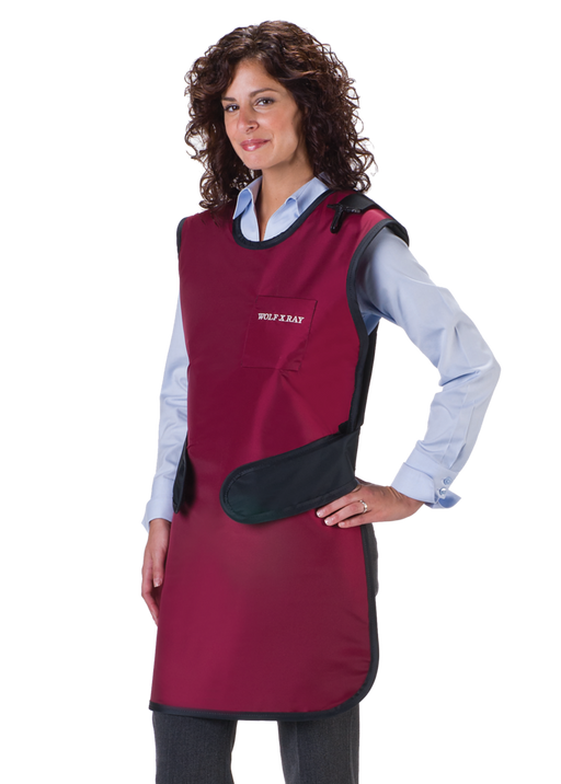 Easy Wrap Light Weight Lead X-Ray Apron with Thyroid Collar-Wolf X-ray