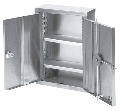 Double Door Narcotic Cabinet W Combo Lock & 4 Shelves (24"H X 16"W X 8"D)-Omnimed