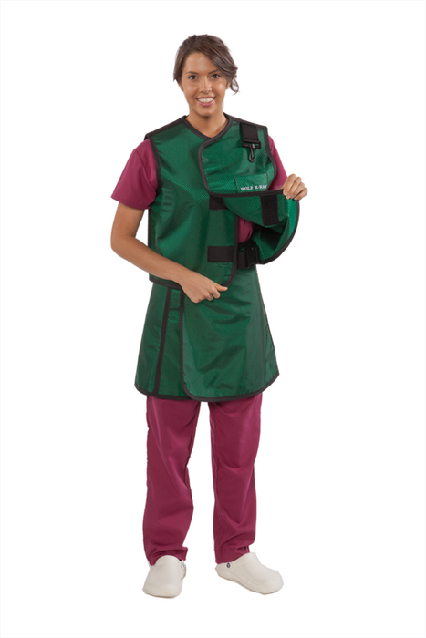 Women's Lead Free X-Ray Apron and X-Ray Vest with Thyroid Collar